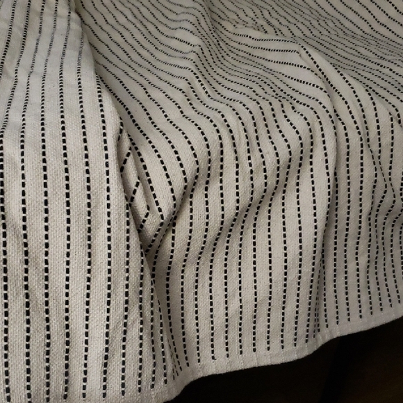 IKEA Black Ribbed Rug - Picture 1 of 6